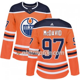 Edmonton Oilers Trikot Connor McDavid 97 Adidas 2017-2018 Orange Authentic - Dame